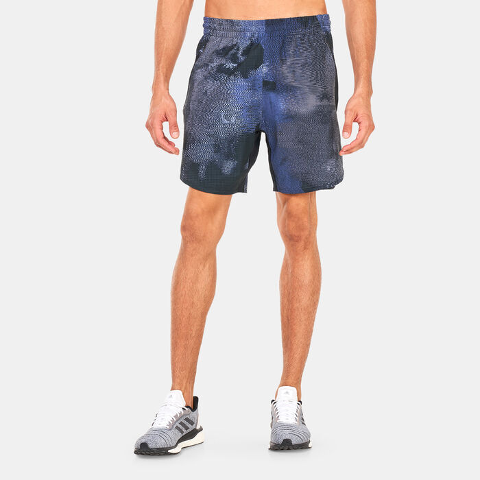 adidas Men's D4T HIIT Printed Training Shorts Multi-Color image number 0