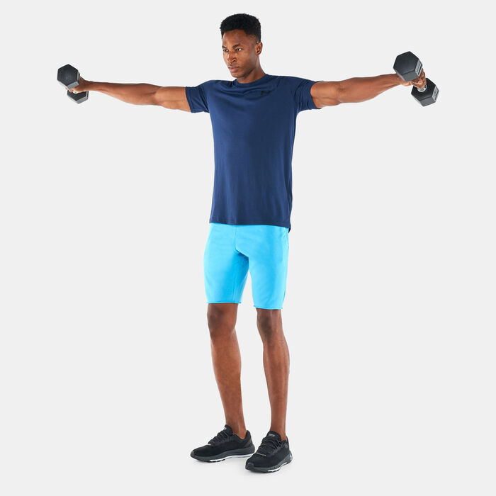 Under Armour Men's Rival Terry Shorts Blue image number 2