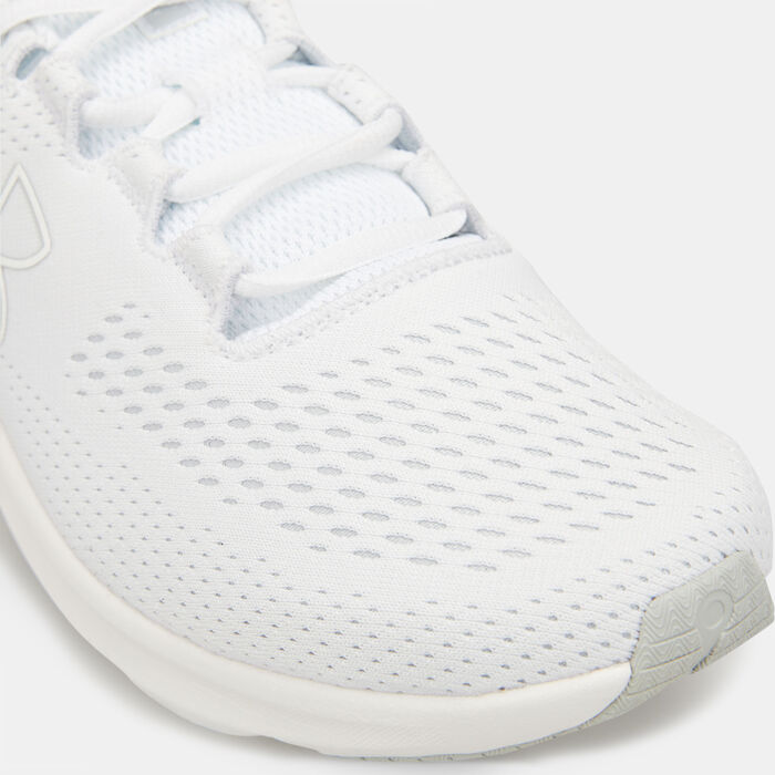Under Armour Women's Charged Pursuit 3 Big Logo Running Shoes White Under Armour Women's Charged Pursuit 3 Big Logo Running Shoes White image number 5