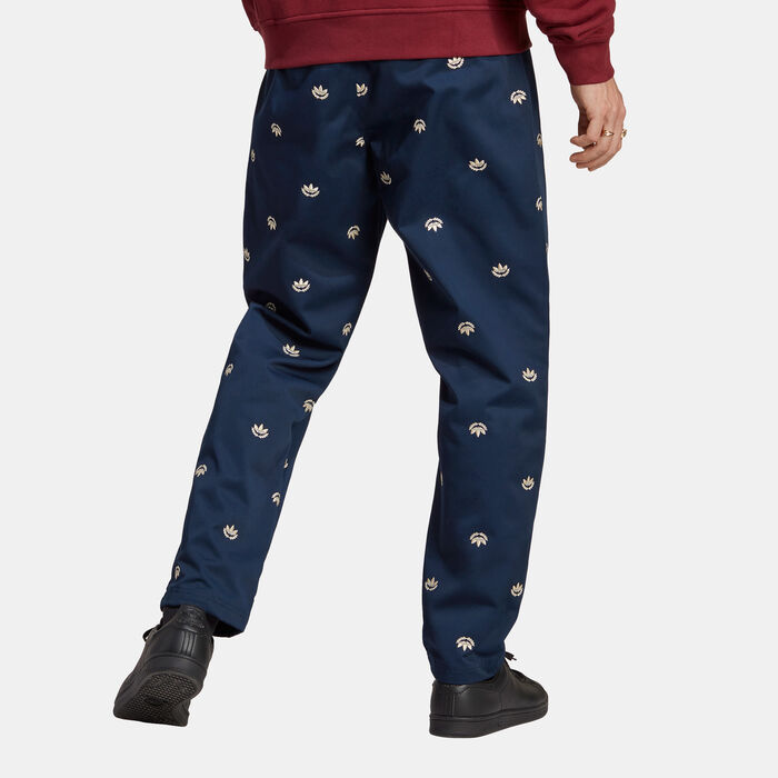 adidas Originals Men's Graphics Archive Chino Pants Blue adidas Originals Men's Graphics Archive Chino Pants Blue image number 1