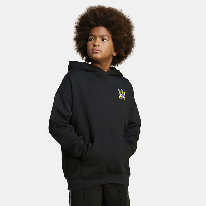 adidas Originals Kids' x Smiley World Hoodie Black image number 0