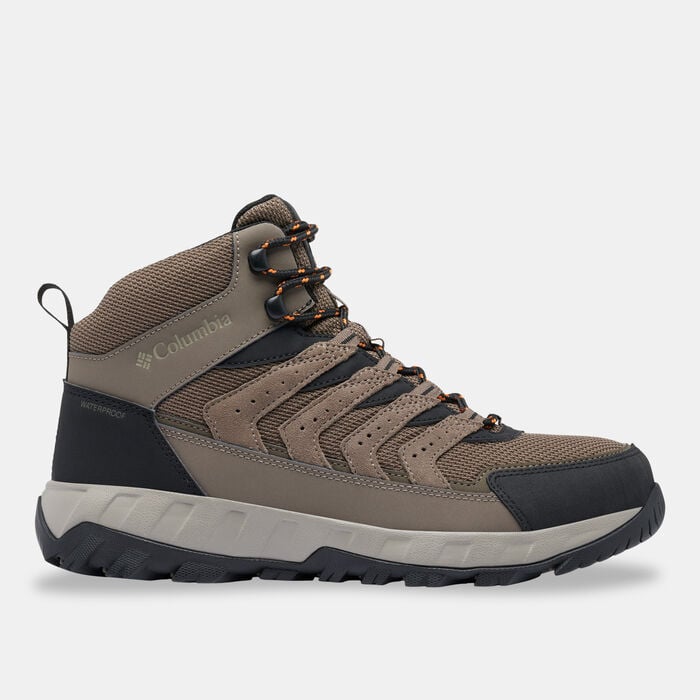 Columbia Men's Strata Trail Mid Waterproof Boots Brown Columbia Men's Strata Trail Mid Waterproof Boots Brown image number 0