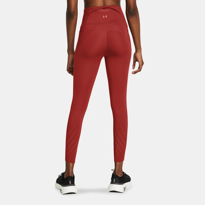 Under Armour Women's Launch Elite Ankle Running Leggings Orange Under Armour Women's Launch Elite Ankle Running Leggings Orange