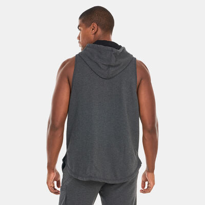 SQUATWOLF Men's Sleeveless Hoodie Black
