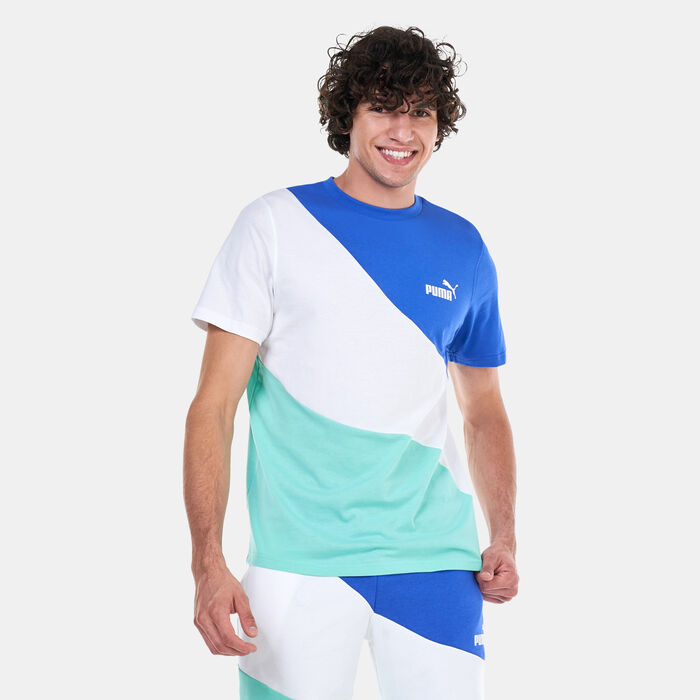 PUMA Men's POWER Cat T-Shirt White PUMA Men's POWER Cat T-Shirt White image number 0