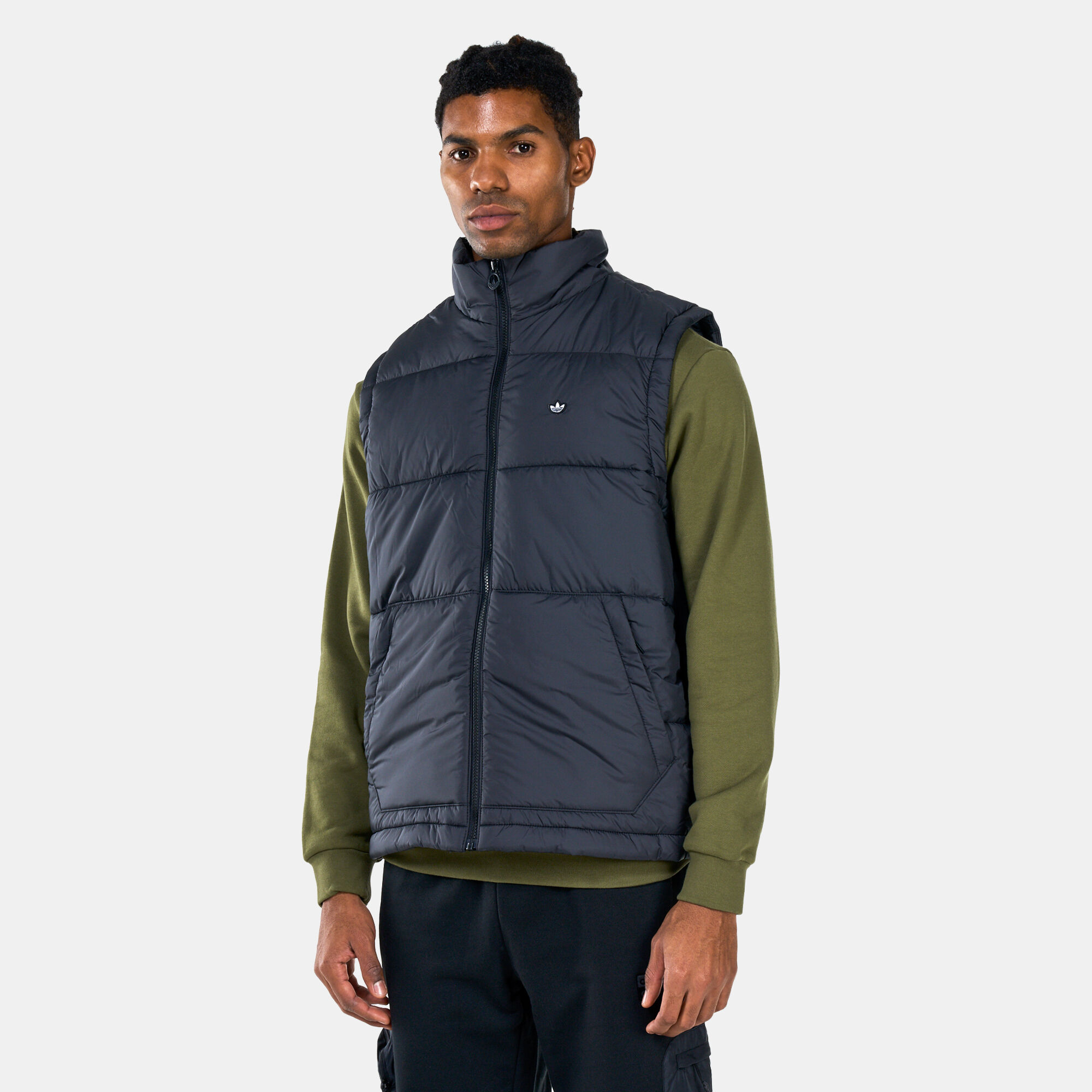 Adidas puffy vest sales