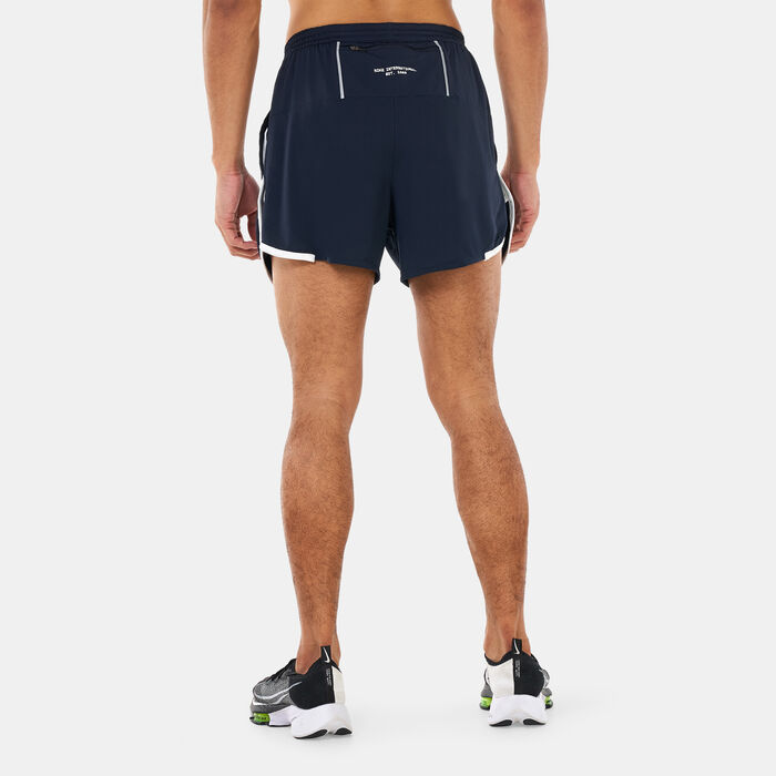 Nike Men's Dri-FIT Heritage 4-inch Knit Brief-Lined Running Shorts Nike Men's Dri-FIT Heritage 4-inch Knit Brief-Lined Running Shorts image number 1