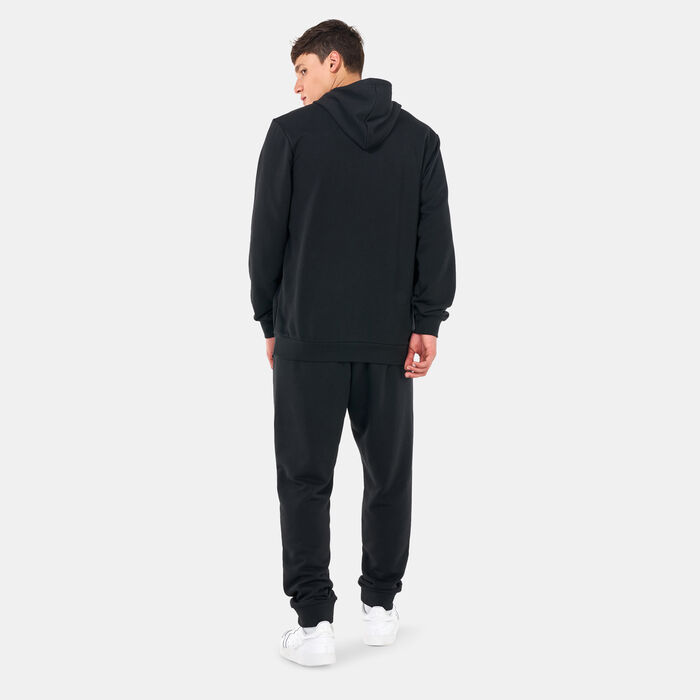 adidas Men's AEROREADY Essentials Big Logo Tracksuit Black adidas Men's AEROREADY Essentials Big Logo Tracksuit Black image number 1