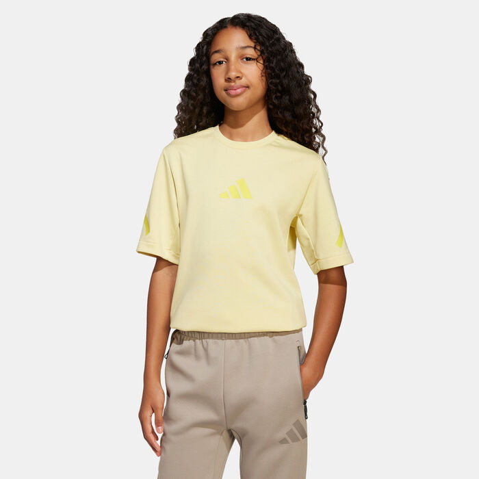 adidas Kids' Z.N.E. T-Shirt yellow adidas Kids' Z.N.E. T-Shirt yellow image number 0
