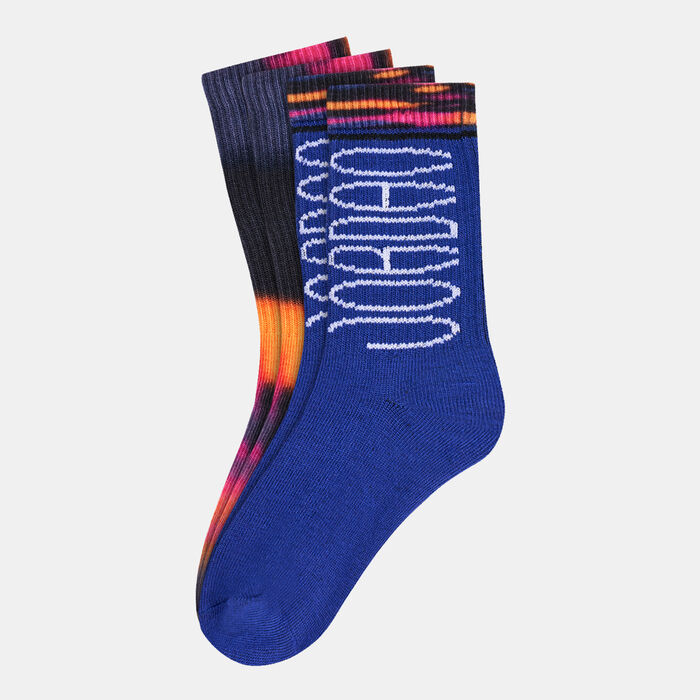 Jordan Kids' Flight Remix Socks - 2 Pack (Younger Kids) Purple Jordan Kids' Flight Remix Socks - 2 Pack (Younger Kids) Purple image number 0