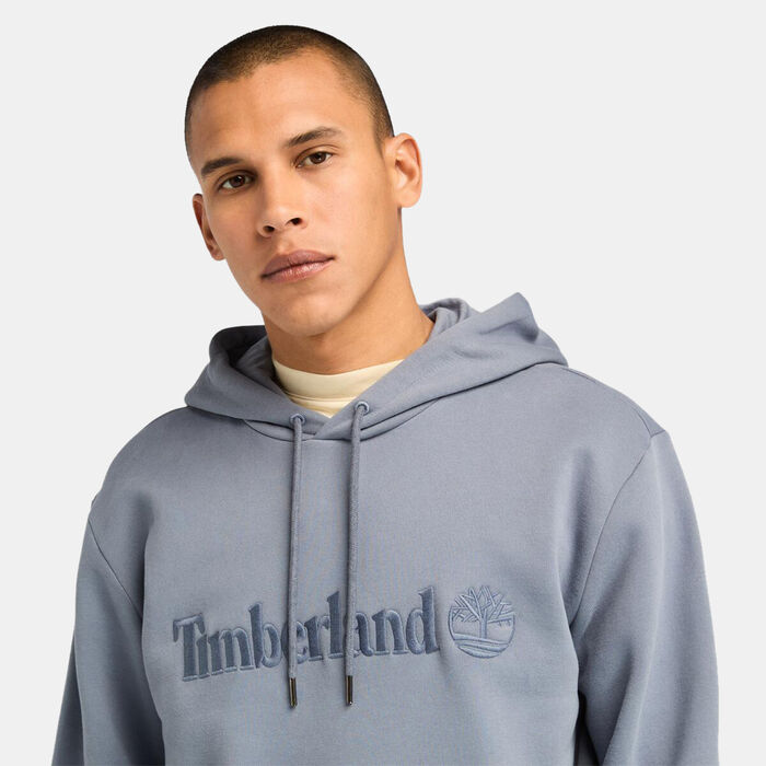 Timberland Men's Embroidery Tonal Hoodie Grey Timberland Men's Embroidery Tonal Hoodie Grey image number 3