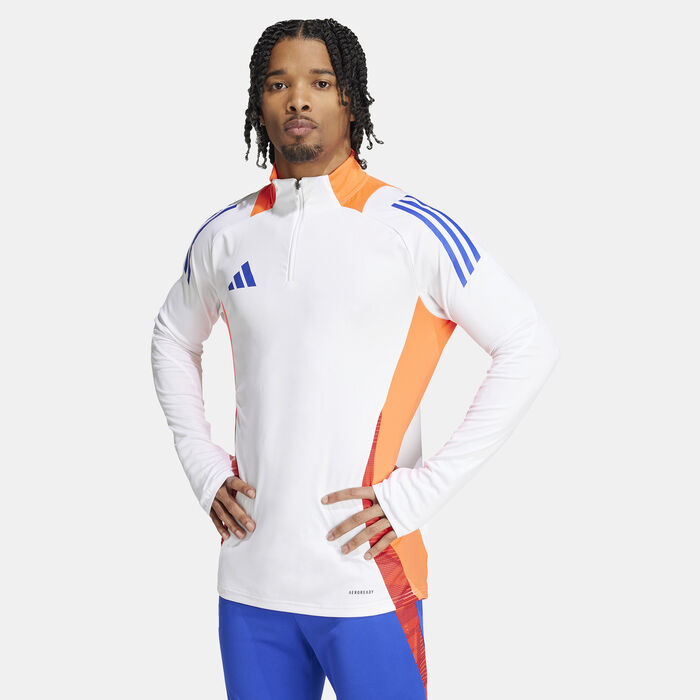 adidas Men's Tiro 24 Competition 1/4-Zip Football Top White adidas Men's Tiro 24 Competition 1/4-Zip Football Top White image number 0