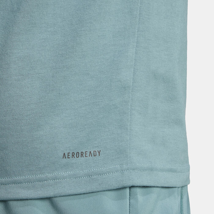 adidas Men's Train Essentials Feelready Training T-Shirt Green image number 4