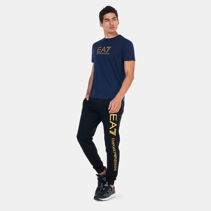 EA7 Emporio Armani Men's Lux Identity T-Shirt Grey EA7 Emporio Armani Men's Lux Identity T-Shirt Grey image number 2