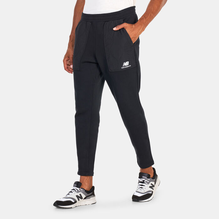 New Balance Men's Athletics Quilted Fleece Pants Black image number 0