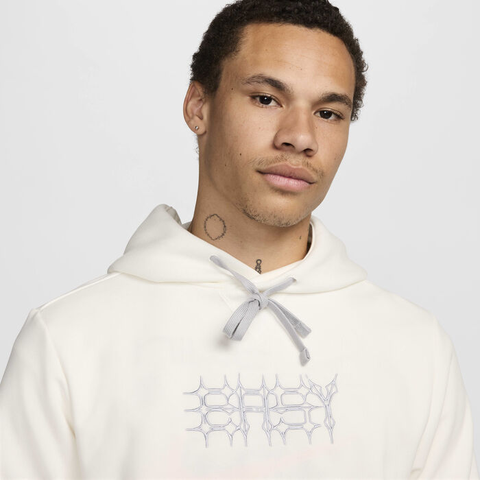 Nike Men's Kevin Durant Dri-FIT Standard Issue Basketball Hoodie White image number 2