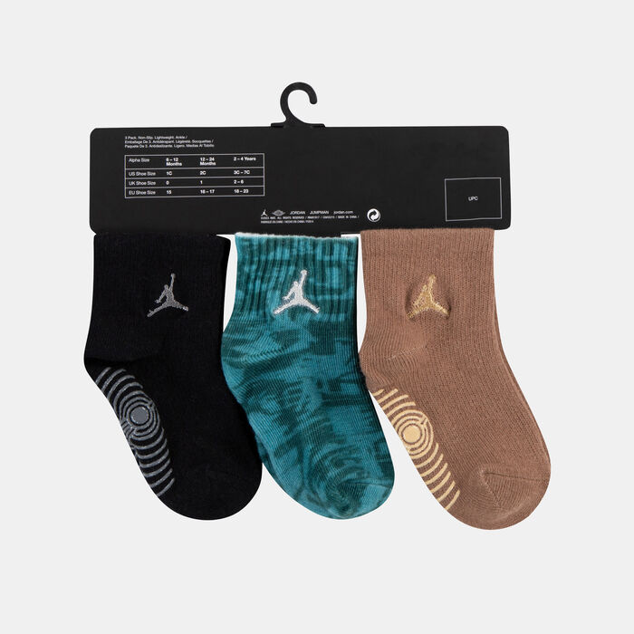 Jordan Kids' Ankle Socks (3 Pairs) Green Jordan Kids' Ankle Socks (3 Pairs) Green image number 3