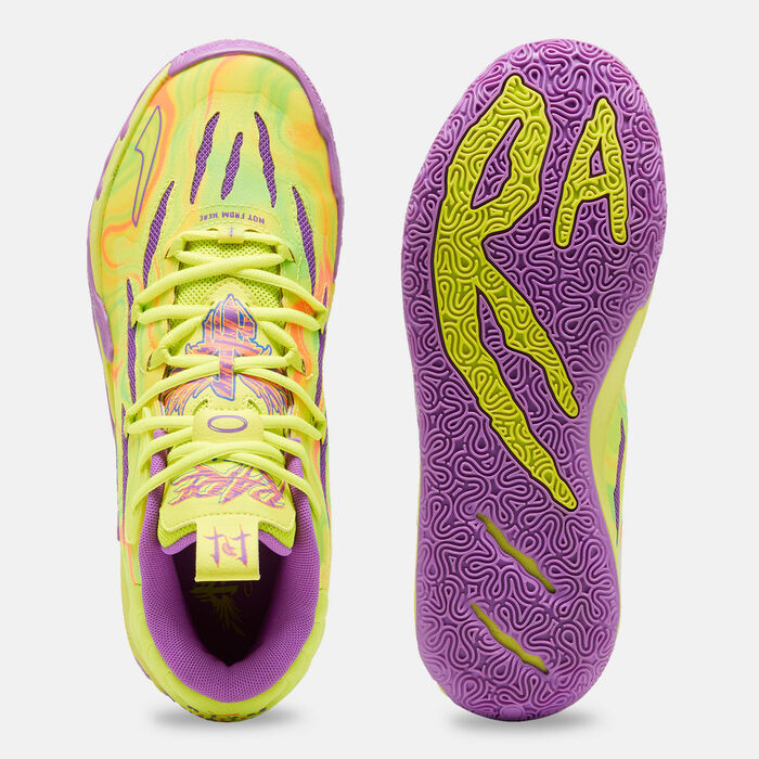 PUMA Men's MB.03 Basketball Shoes yellow PUMA Men's MB.03 Basketball Shoes yellow image number 3