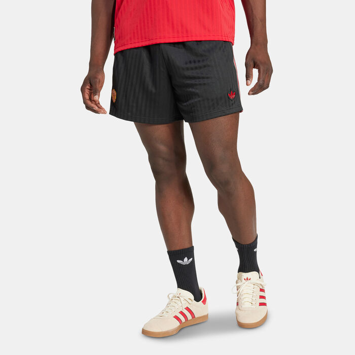 adidas Men's Manchester United Terrace Icons Shorts Black adidas Men's Manchester United Terrace Icons Shorts Black image number 0