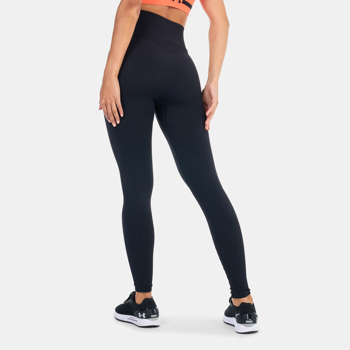 Under Armour Women's UA Train Seamless Leggings Black Under Armour Women's UA Train Seamless Leggings Black image number 1