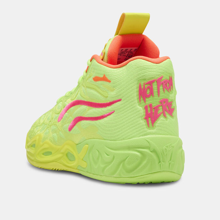 PUMA Men's MB.04 Gem Basketball Shoes Green PUMA Men's MB.04 Gem Basketball Shoes Green image number 5