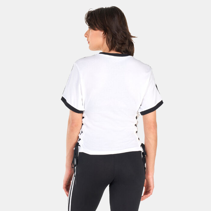 adidas Originals Women's Always Original Laced T-Shirt White adidas Originals Women's Always Original Laced T-Shirt White image number 3