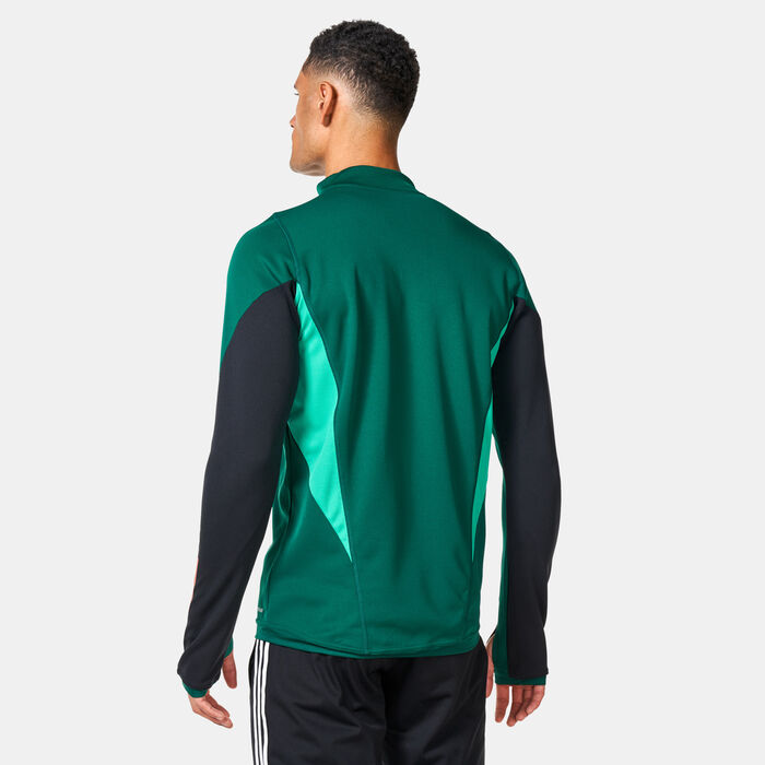 adidas Men's Manchester United Tiro 23 Training Football Top Green adidas Men's Manchester United Tiro 23 Training Football Top Green image number 1