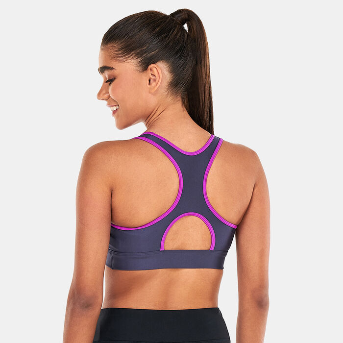 Under Armour Women's Mid-Support Training Sports Bra Purple Under Armour Women's Mid-Support Training Sports Bra Purple image number 1
