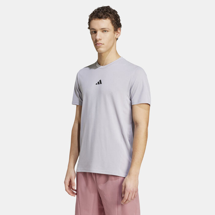 adidas Men's Designed For Training T-Shirt Grey image number 0