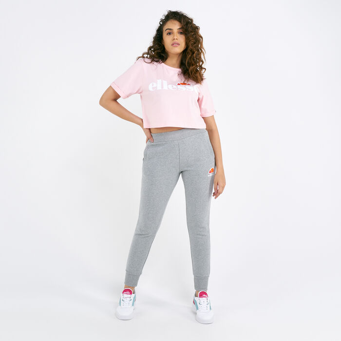 ellesse Women's Alberta Crop Top Pink ellesse Women's Alberta Crop Top Pink image number 2