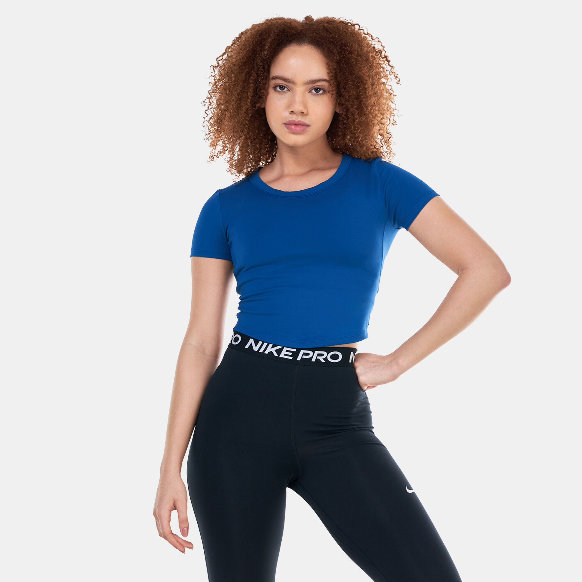 Women's nike one training crop leggings top