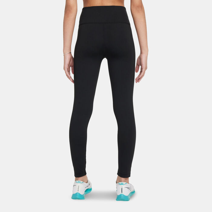 Nike Kids' One Dri-FIT Training Leggings Black Nike Kids' One Dri-FIT Training Leggings Black image number 1