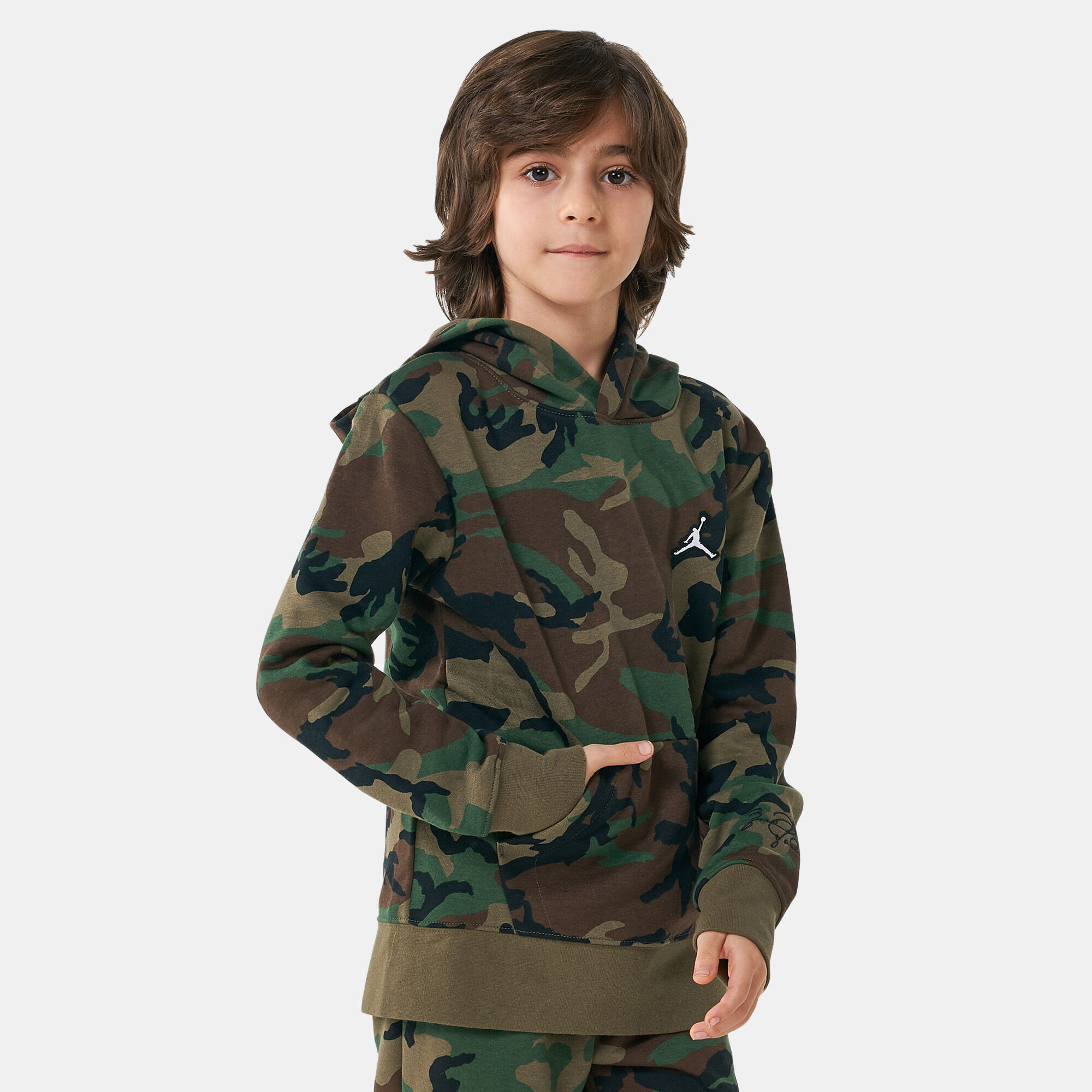 Kids Camo Pullover Hoodie