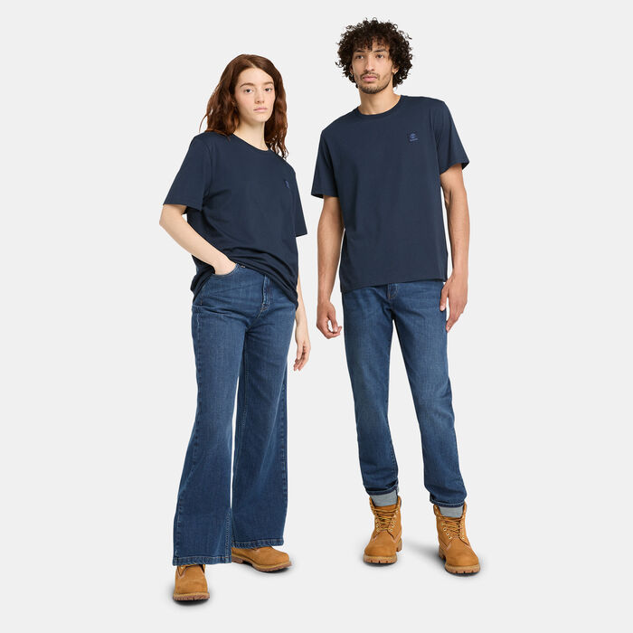 Timberland Men's Woven Badge T-Shirt Blue Timberland Men's Woven Badge T-Shirt Blue image number 2