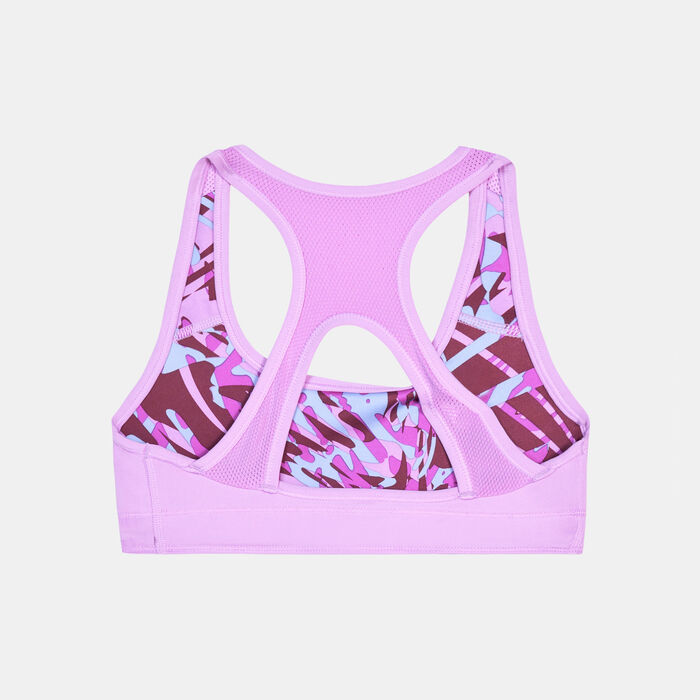 Nike Kids' Swoosh Reversible Sports Bra (Older Kids) Pink image number 3