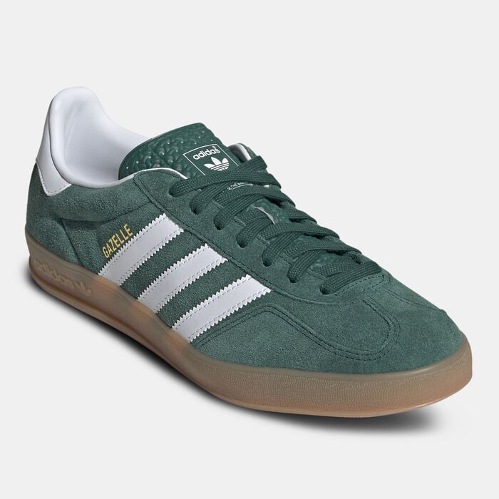 adidas Originals Men's Gazelle Indoor Shoes Green adidas Originals Men's Gazelle Indoor Shoes Green image number 1