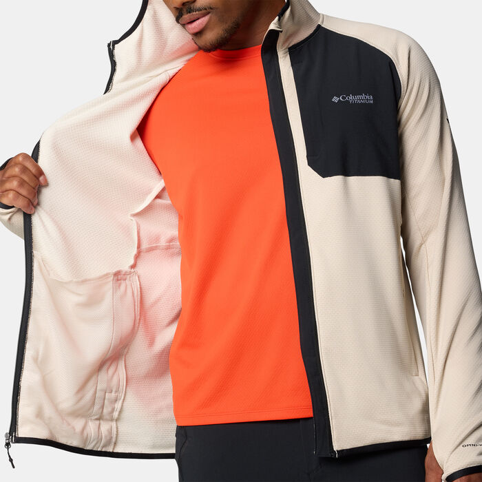 Columbia Men's Triple Canyon Grid II Fleece Hoodie Beige Columbia Men's Triple Canyon Grid II Fleece Hoodie Beige image number 3