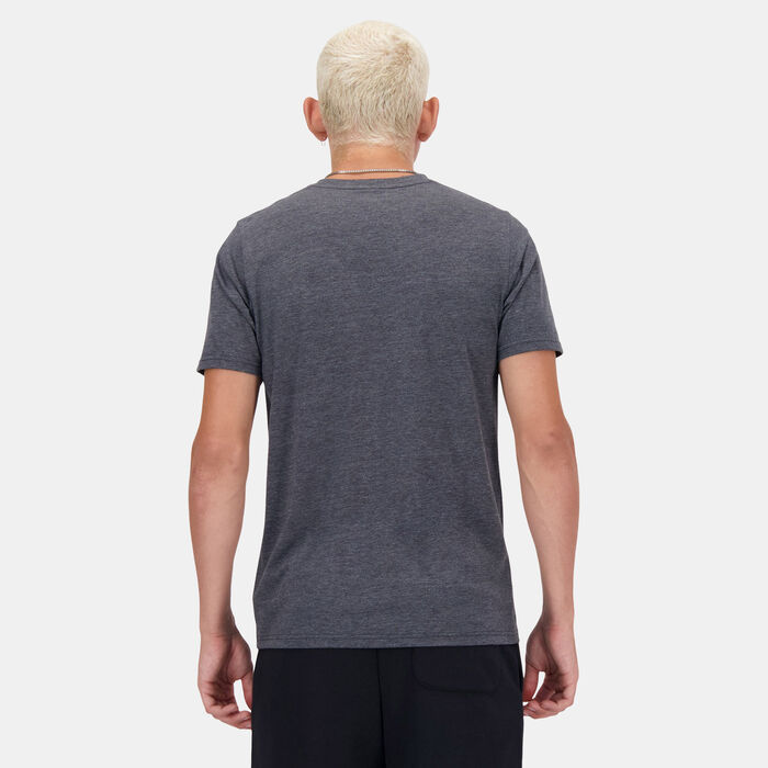 New Balance Men's Sport Essentials Heathertech Running T-Shirt Green image number 1