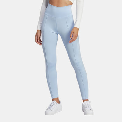 adidas Originals Women's Premium Essentials Pintuck Leggings Blue