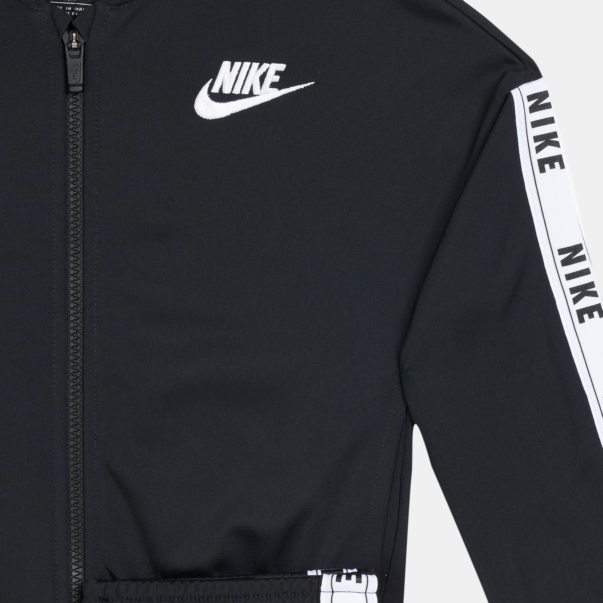 Nike tricot 2025 black tracksuit