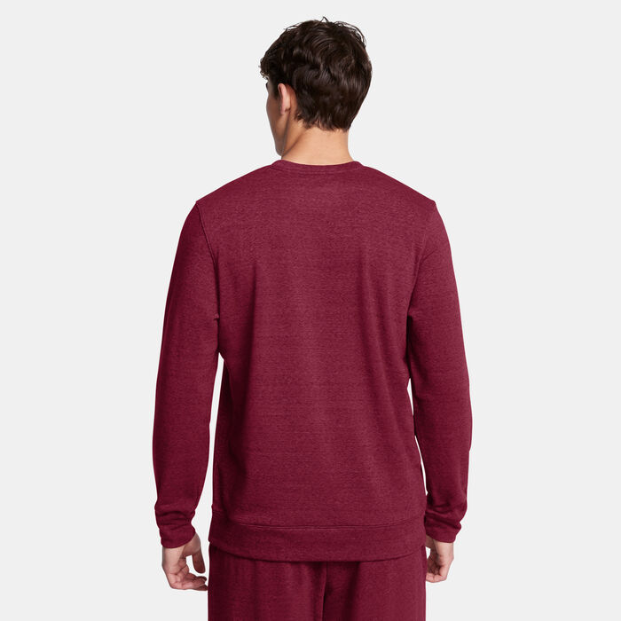 Under Armour Men's UA Rival Terry LC Sweatshirt Red image number 1