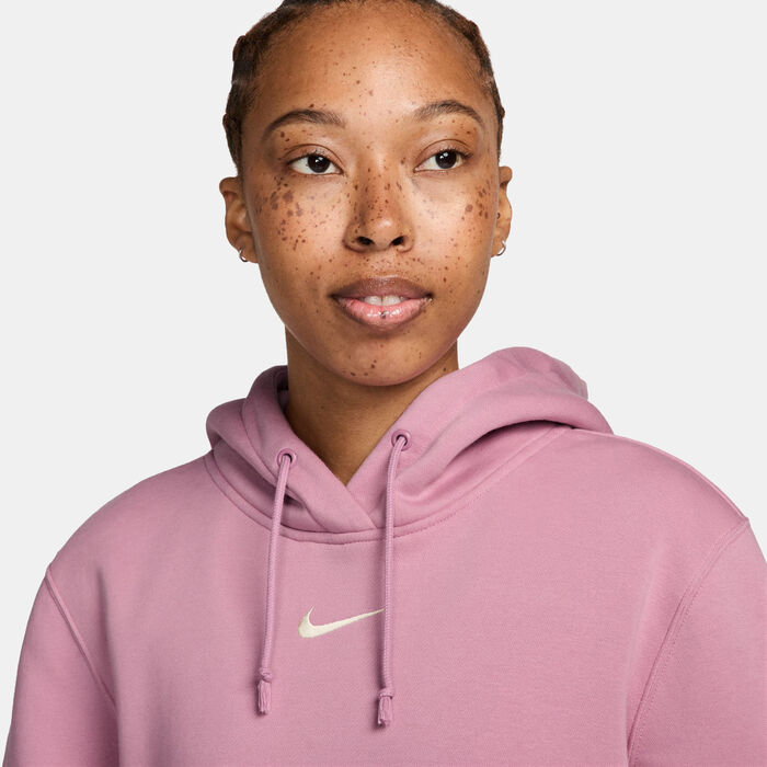 Nike Women's Sportswear Phoenix Fleece Hoodie Pink image number 2