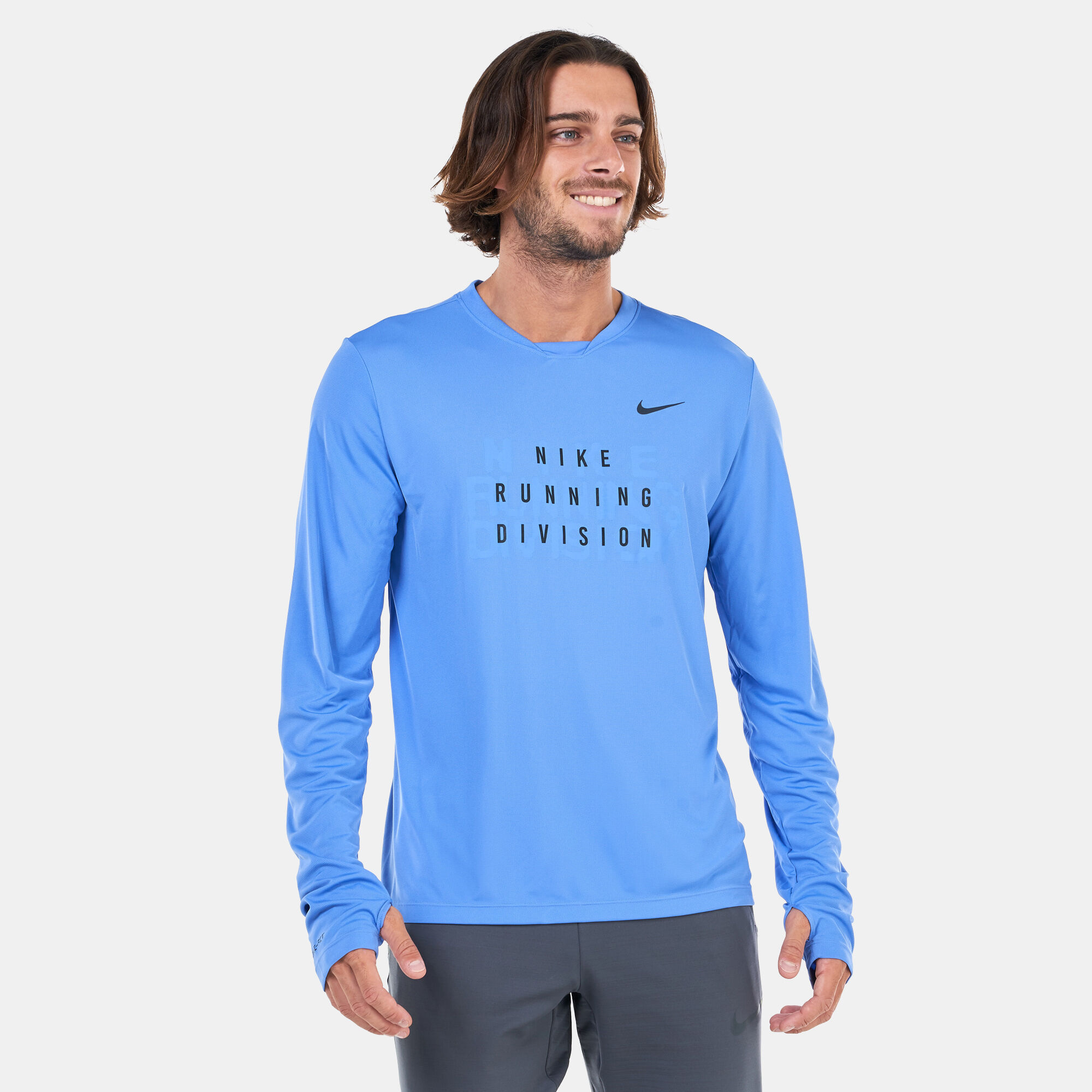Men s Dri FIT Run Division Rise 365 Running Top Blue Nike in KSA SSS