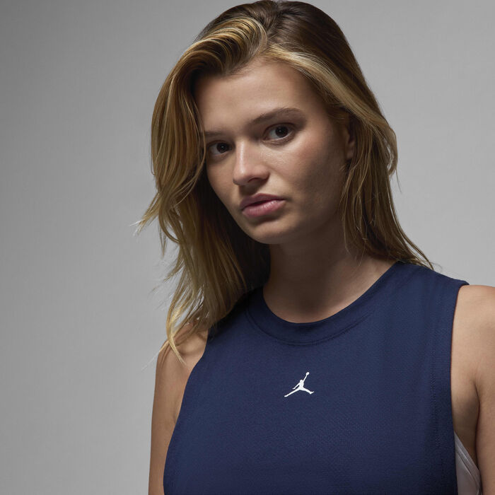 Jordan Women's Sport Diamond Tank Top Blue Jordan Women's Sport Diamond Tank Top Blue image number 2