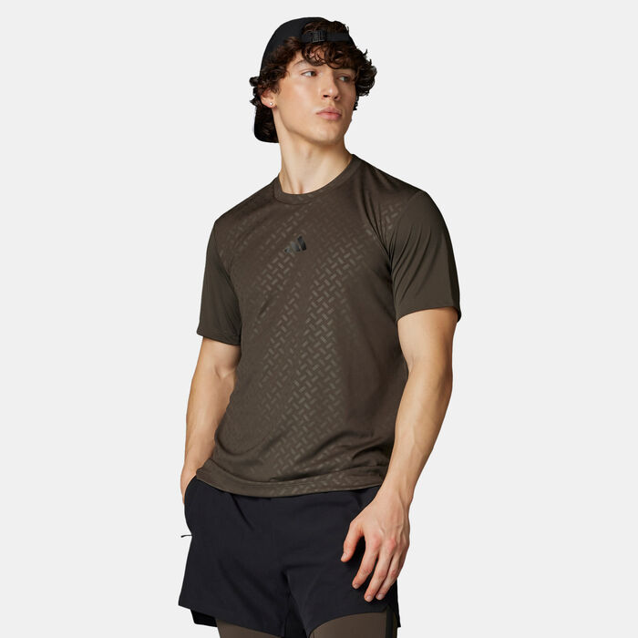adidas Men's Power Training T-Shirt Green adidas Men's Power Training T-Shirt Green image number 0