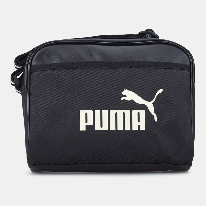 PUMA Campus Reporter Shoulder Bag Black PUMA Campus Reporter Shoulder Bag Black image number 0