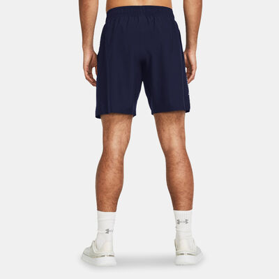 Under Armour Men's Tech Woven Wordmark Training Shorts Blue