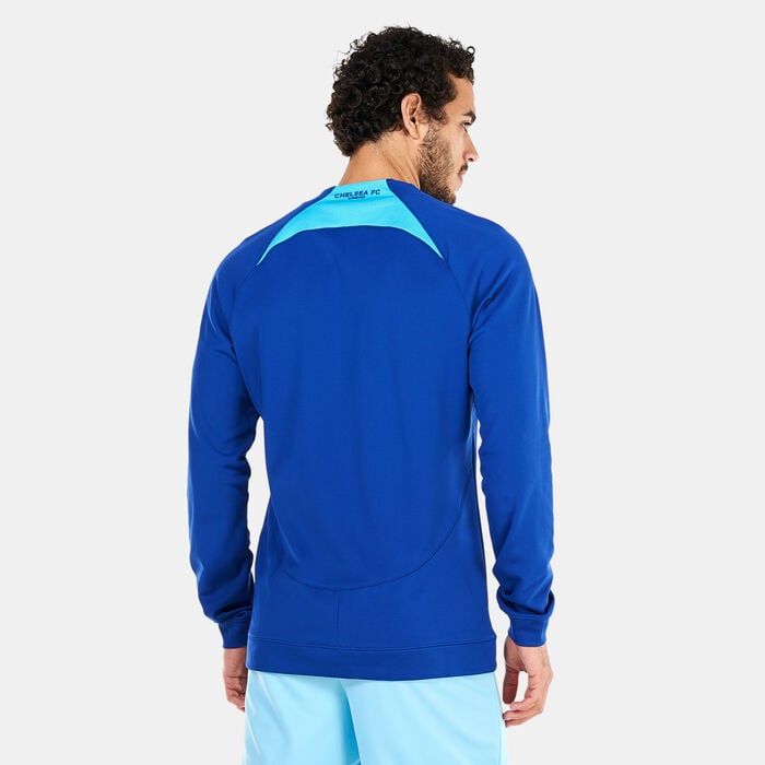 Nike Men's Chelsea F.C. Dri-FIT Anthem Jacket Blue Nike Men's Chelsea F.C. Dri-FIT Anthem Jacket Blue image number 1