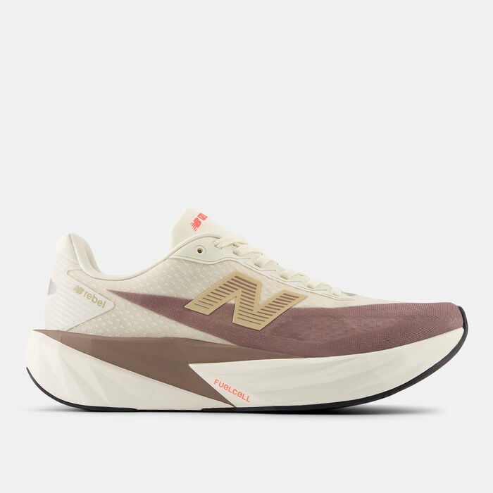 New Balance Women's FuelCell Rebel v5 Running Shoes Beige New Balance Women's FuelCell Rebel v5 Running Shoes Beige image number 0