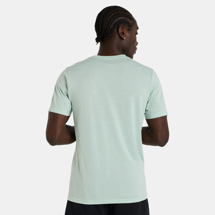 New Balance Men's Sport Essentials Heathertech T-Shirt Green New Balance Men's Sport Essentials Heathertech T-Shirt Green image number 1